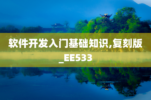 软件开发入门基础知识,复刻版_EE533