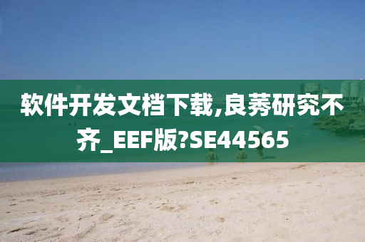 软件开发文档下载,良莠研究不齐_EEF版?SE44565