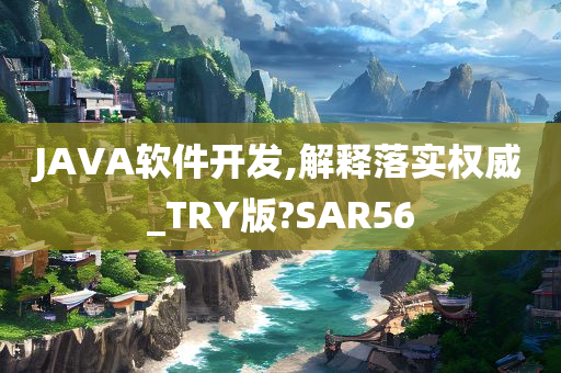 JAVA软件开发,解释落实权威_TRY版?SAR56