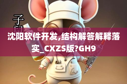 沈阳软件开发,结构解答解释落实_CXZS版?GH9