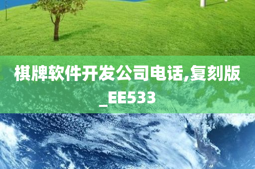 棋牌软件开发公司电话,复刻版_EE533