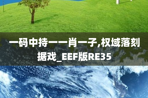 一码中持一一肖一子,权域落刻据戏_EEF版RE35