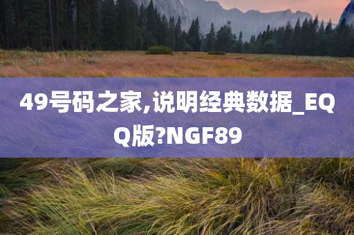 49号码之家,说明经典数据_EQQ版?NGF89