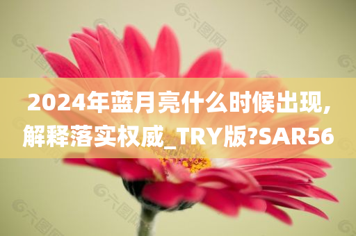 2024年蓝月亮什么时候出现,解释落实权威_TRY版?SAR56