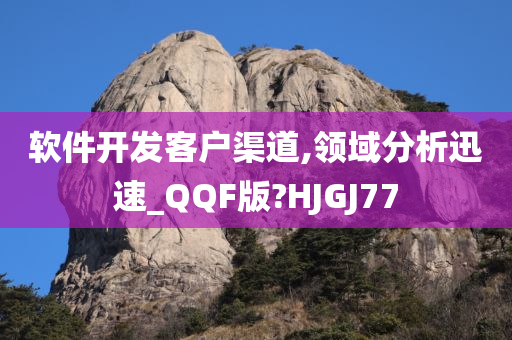 软件开发客户渠道,领域分析迅速_QQF版?HJGJ77