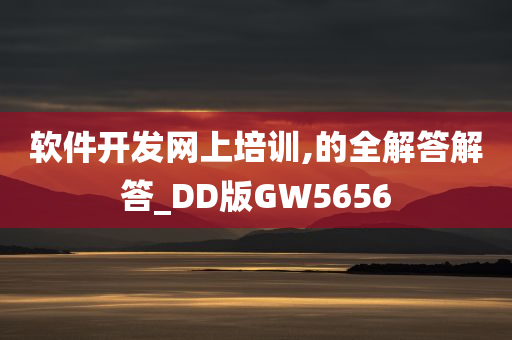 软件开发网上培训,的全解答解答_DD版GW5656