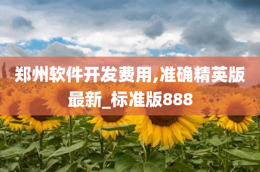 郑州软件开发费用,准确精英版最新_标准版888