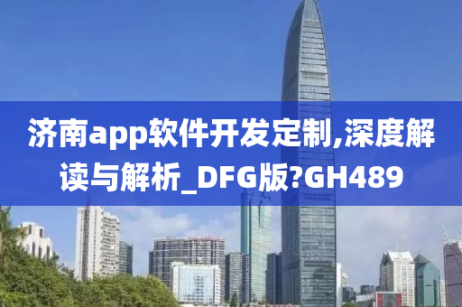 济南app软件开发定制,深度解读与解析_DFG版?GH489