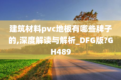 建筑材料pvc地板有哪些牌子的,深度解读与解析_DFG版?GH489