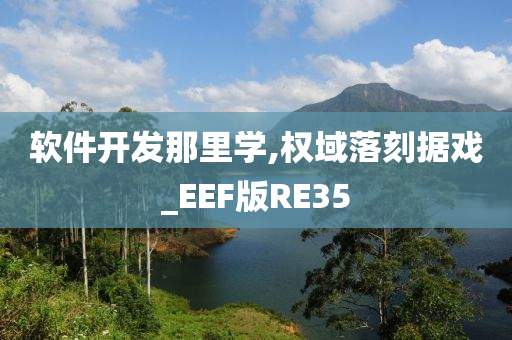 软件开发那里学,权域落刻据戏_EEF版RE35