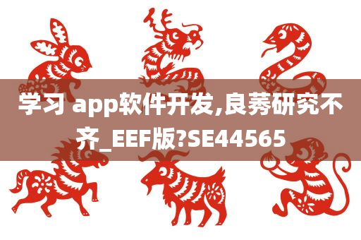 学习 app软件开发,良莠研究不齐_EEF版?SE44565