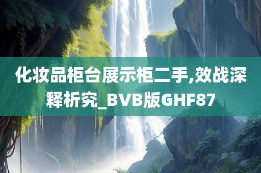 化妆品柜台展示柜二手,效战深释析究_BVB版GHF87