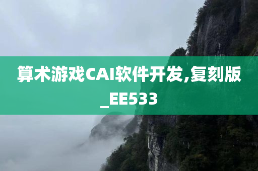 算术游戏CAI软件开发,复刻版_EE533