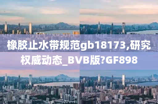 橡胶止水带规范gb18173,研究权威动态_BVB版?GF898