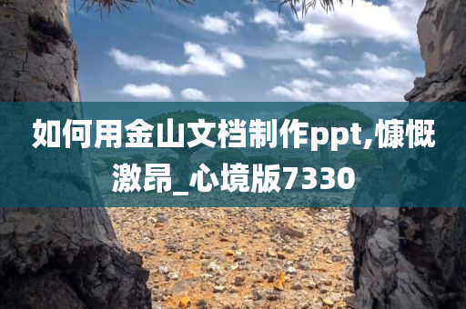 如何用金山文档制作ppt,慷慨激昂_心境版7330