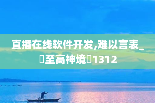 直播在线软件开发,难以言表_‌至高神境‌1312