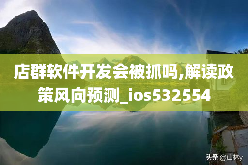 店群软件开发会被抓吗,解读政策风向预测_ios532554