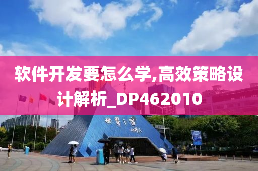 软件开发要怎么学,高效策略设计解析_DP462010