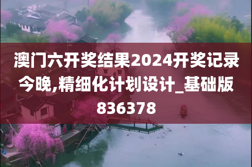 澳门六开奖结果2024开奖记录今晚,精细化计划设计_基础版836378