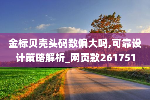 金标贝壳头码数偏大吗,可靠设计策略解析_网页款261751