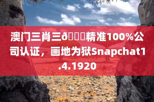 澳门三肖三🐎精准100%公司认证，画地为狱Snapchat1.4.1920